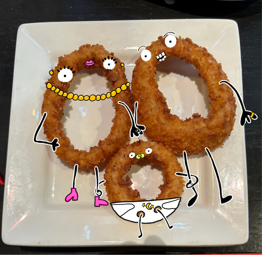 onion ring family sticker🧅💍🧑🧑🧒