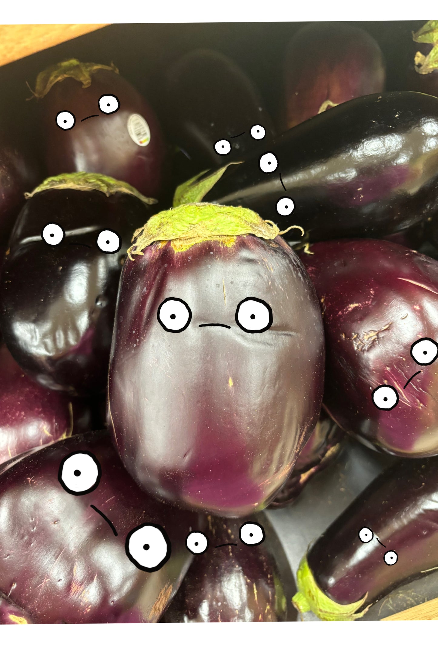 eggplant hang sticker 🍆🫂