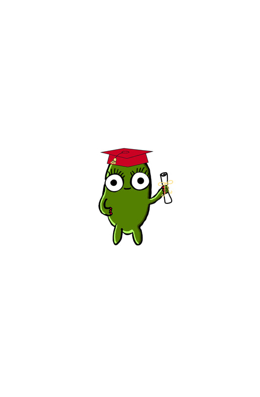 limited edition graduation olive sticker !!