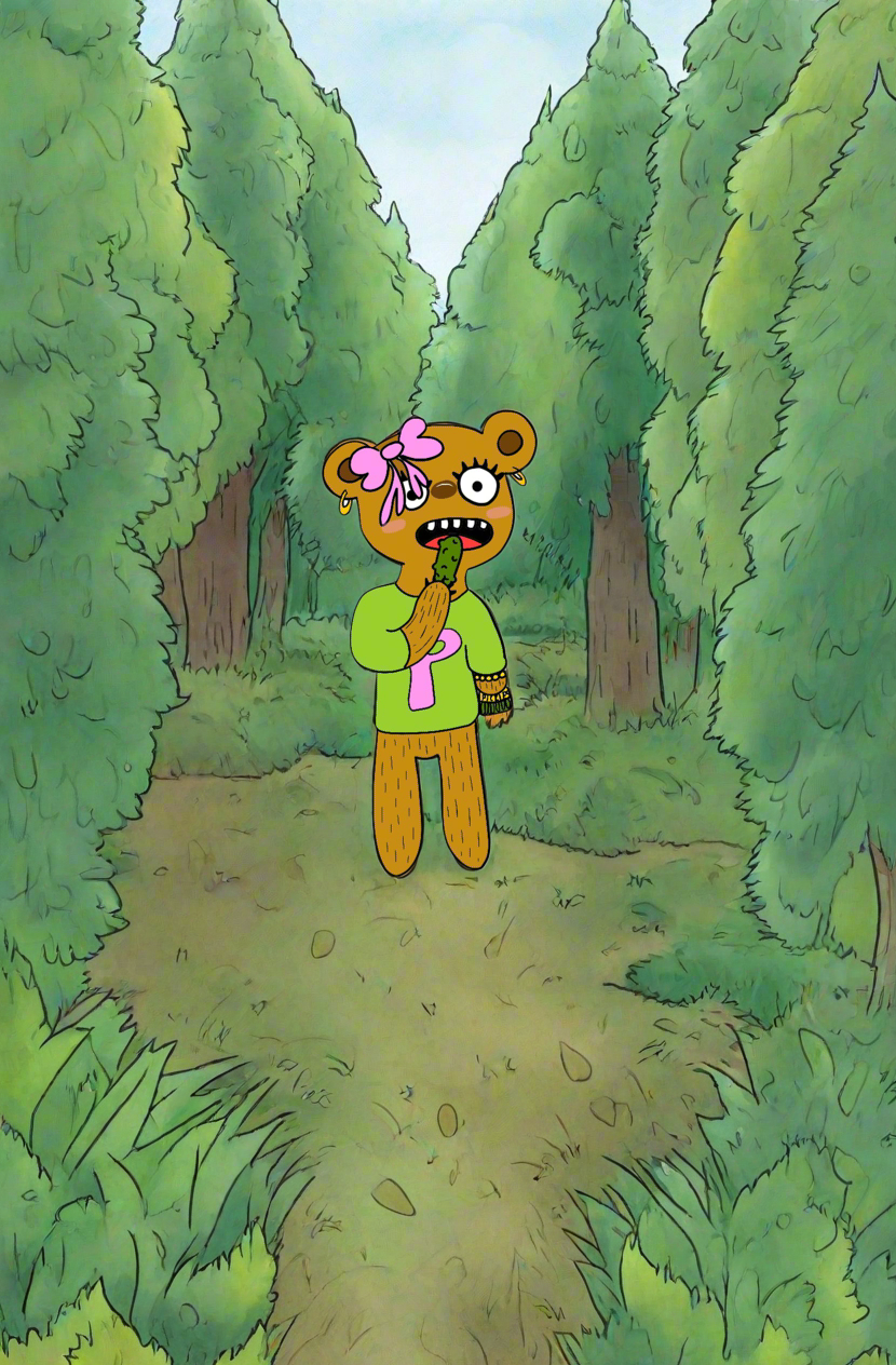 phickle bear sticker