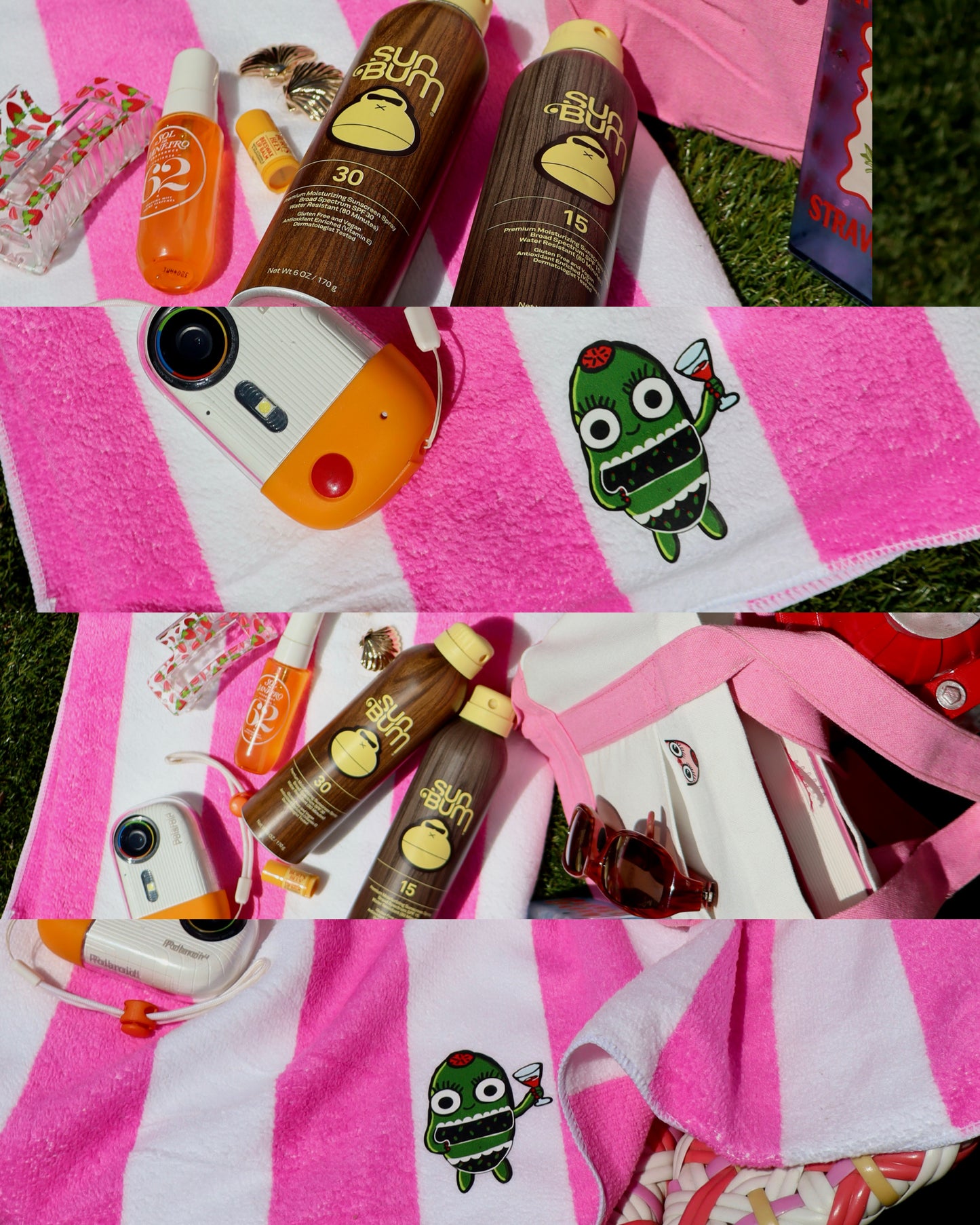 summer sunset towel
