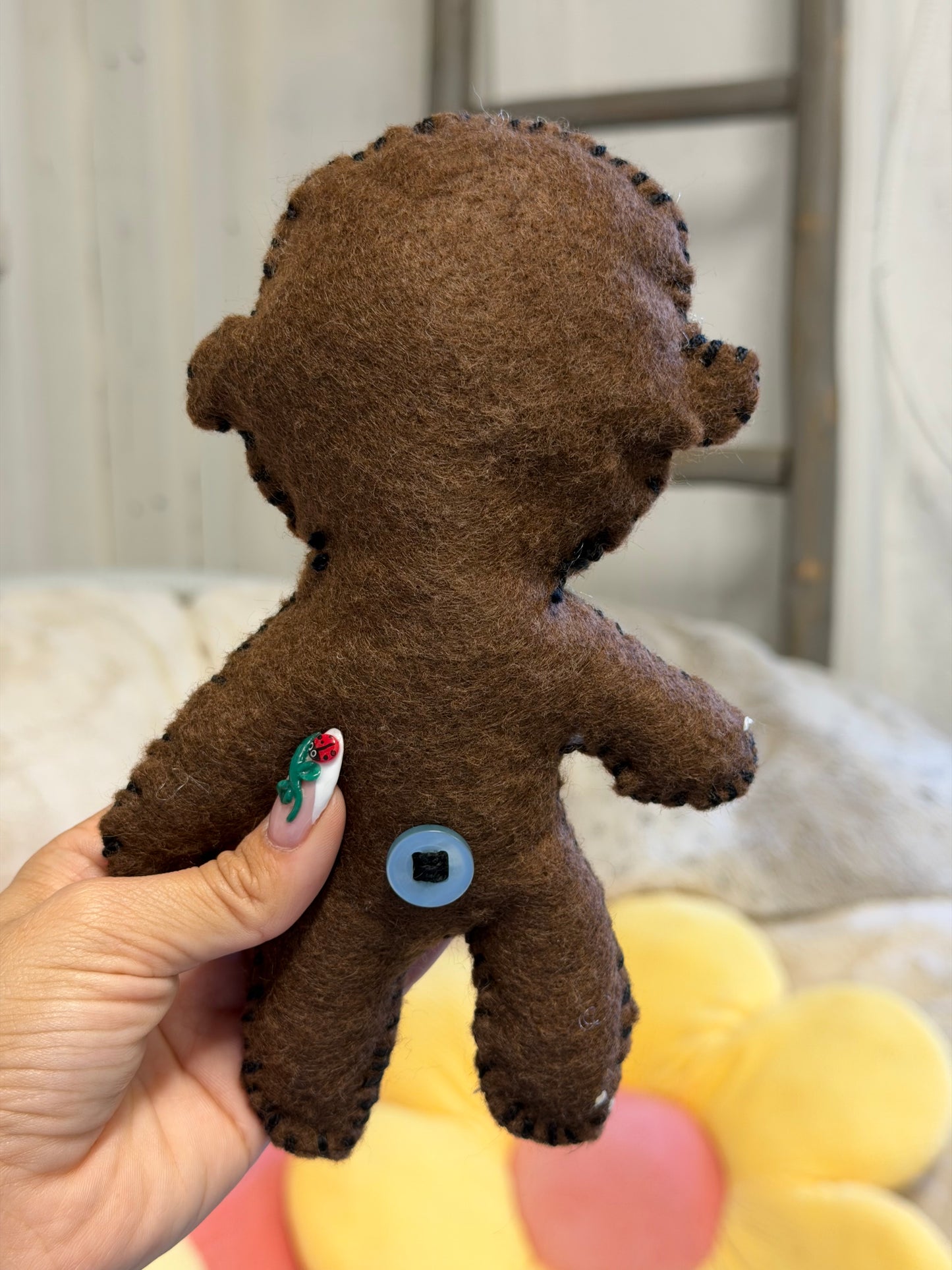 handmade mini monkey plush