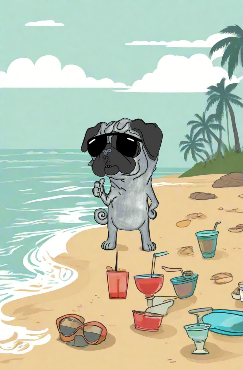 casual angus sticker