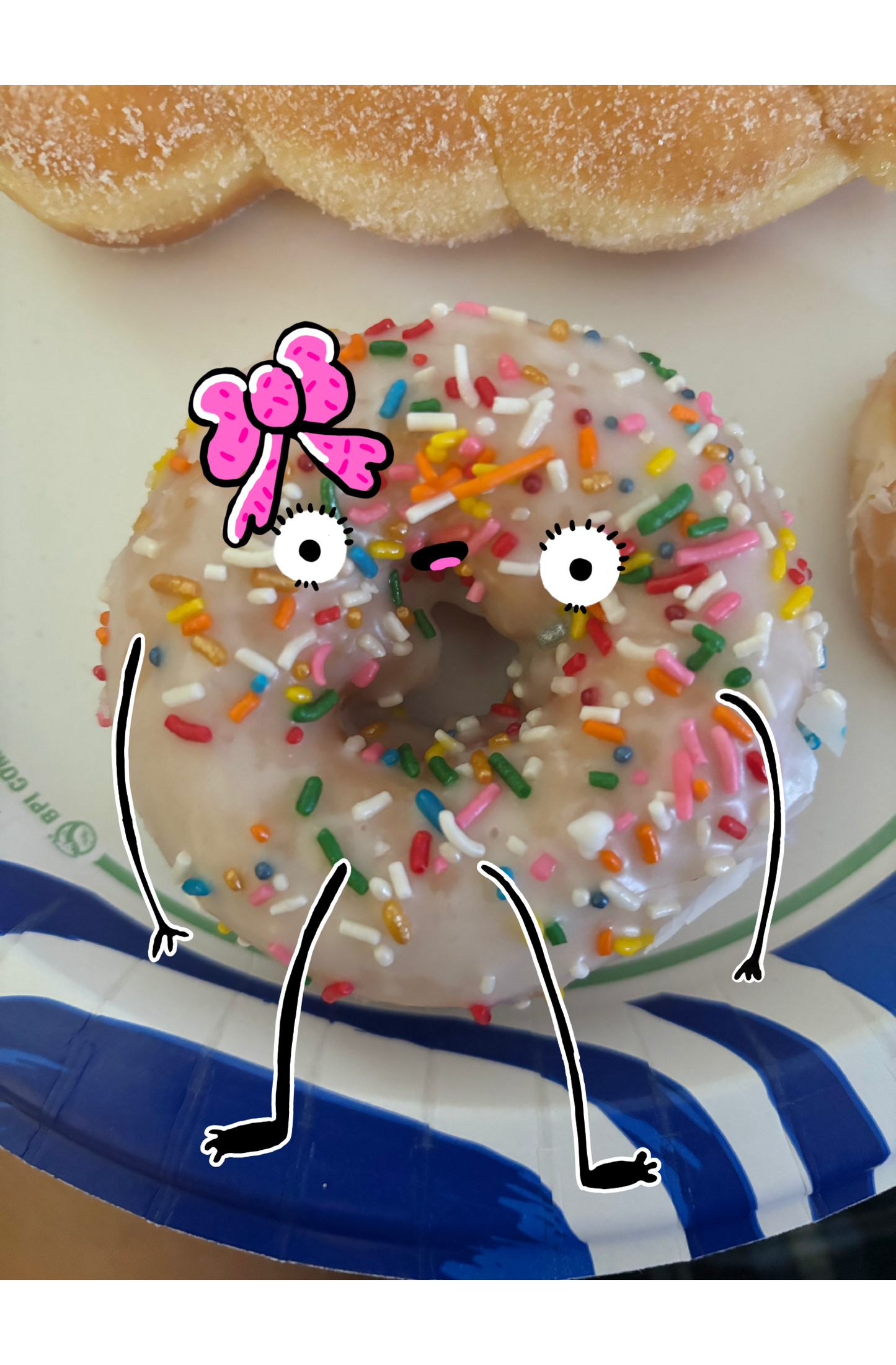 donut girl sticker 👧 🍩