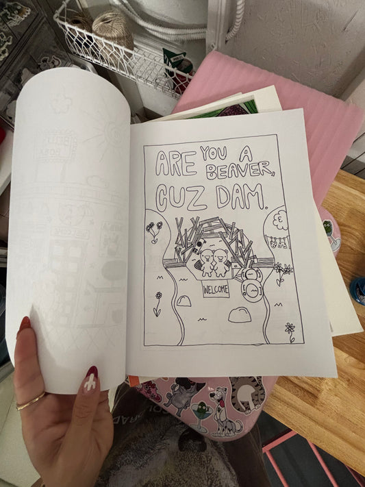 hand drawn iggyfied coloring book