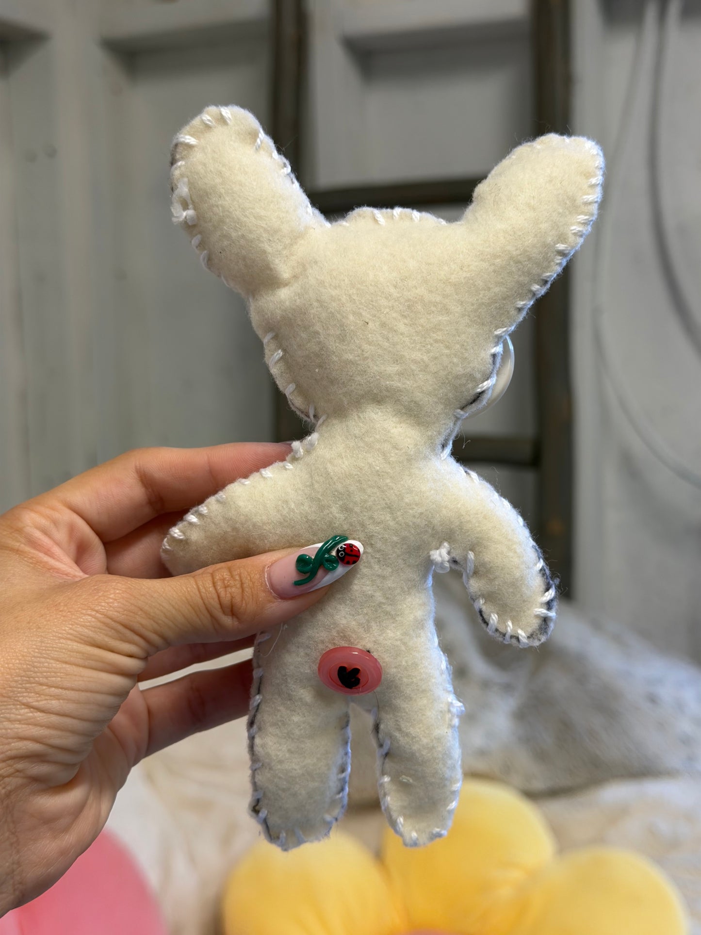 handmade bitty bunny plushie