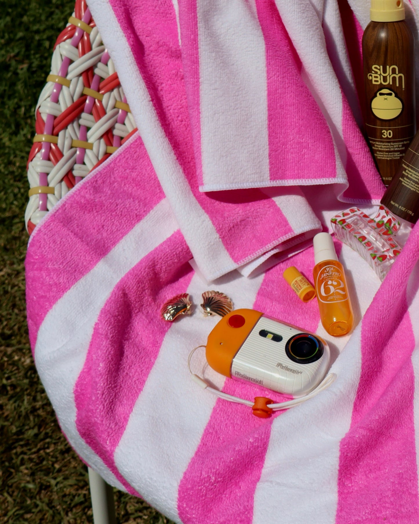 summer sunset towel