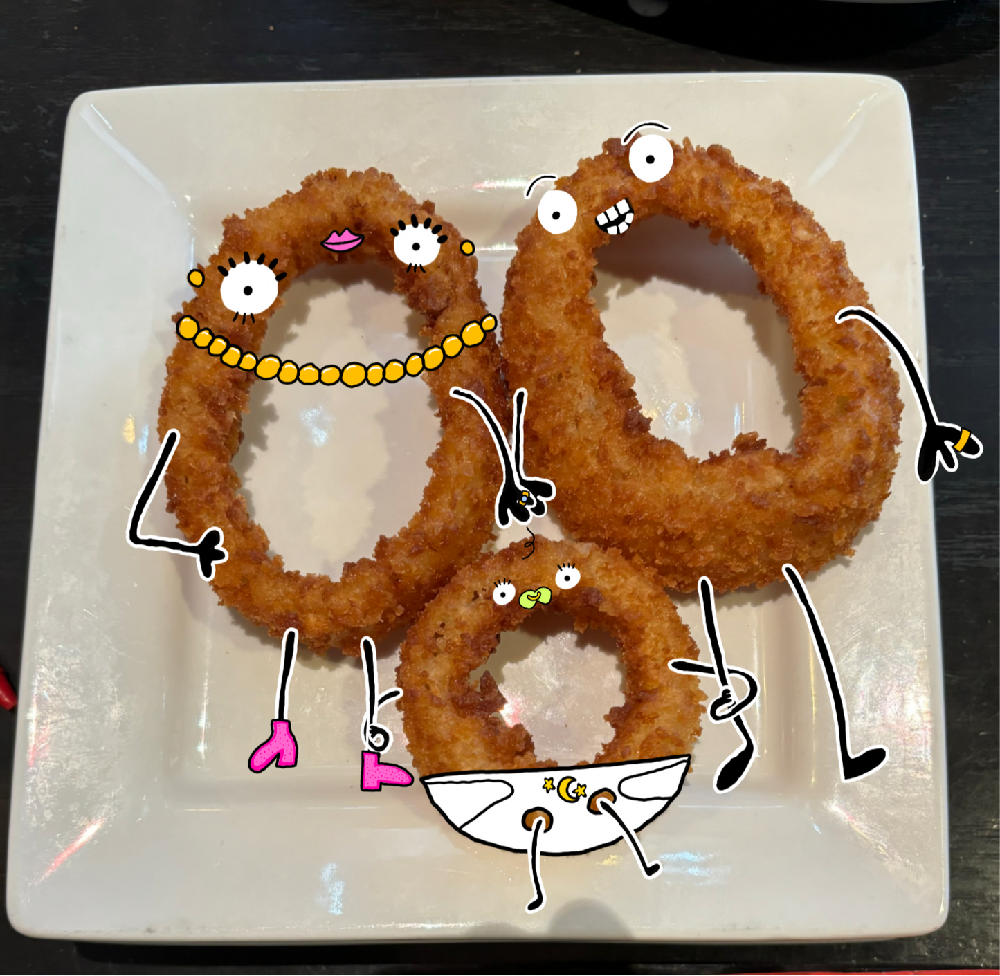 onion ring family sticker🧅💍🧑‍🧑‍🧒