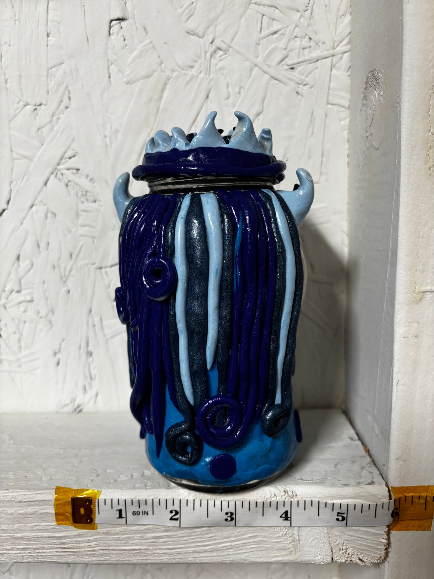 blue horned barley monster jar