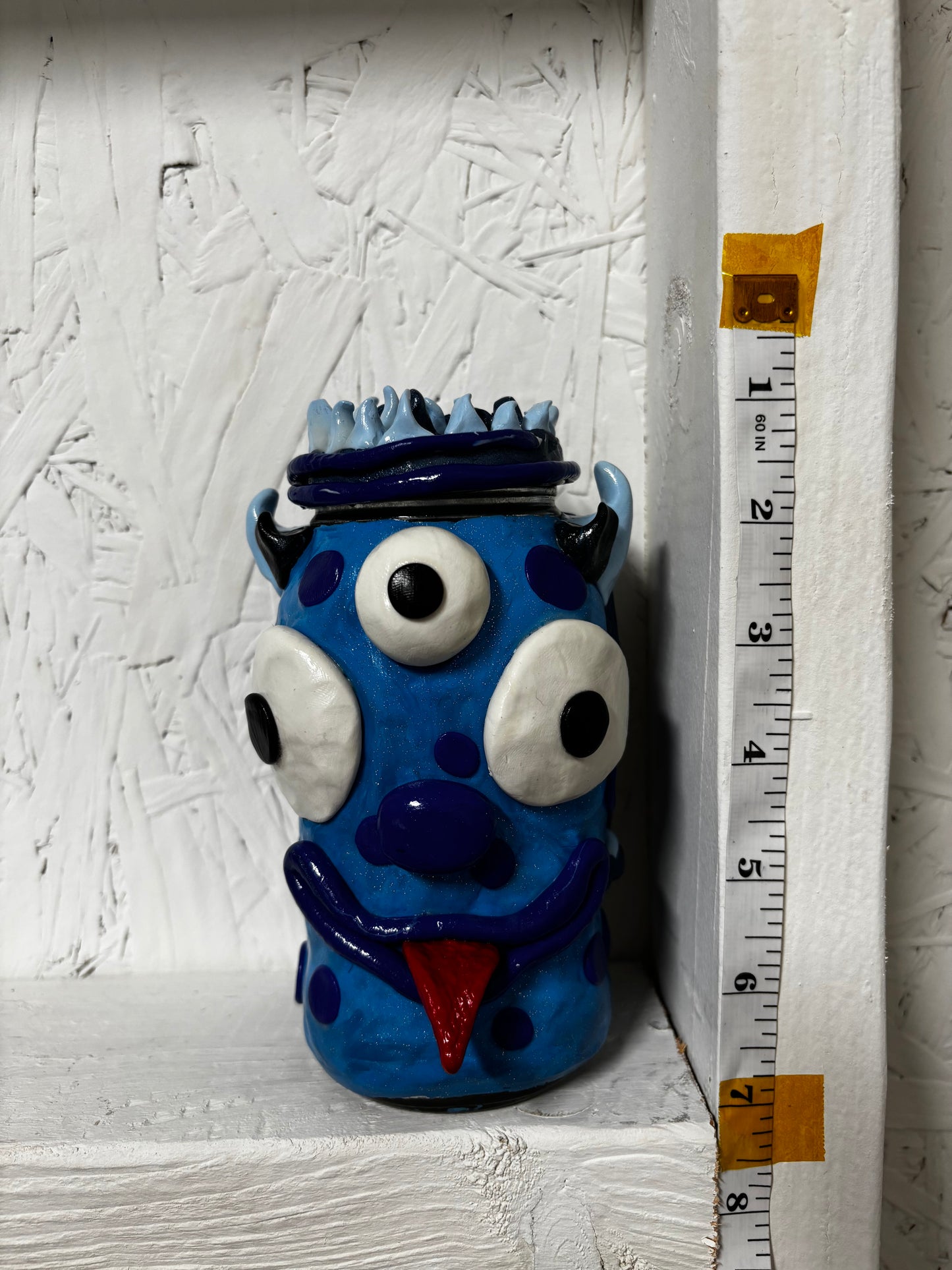 blue horned barley monster jar