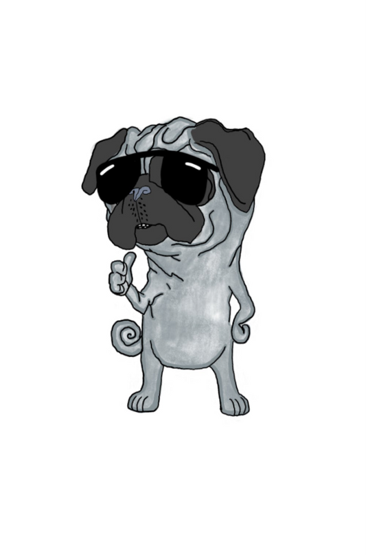 casual angus sticker