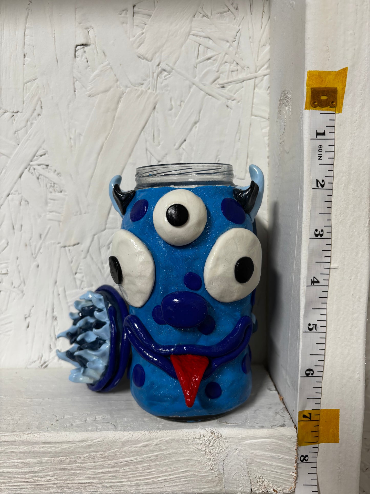 blue horned barley monster jar