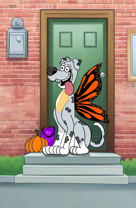 trick or treat tucker sticker (limited edition)
