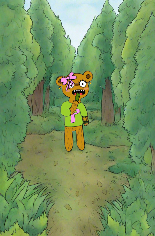 phickle bear sticker