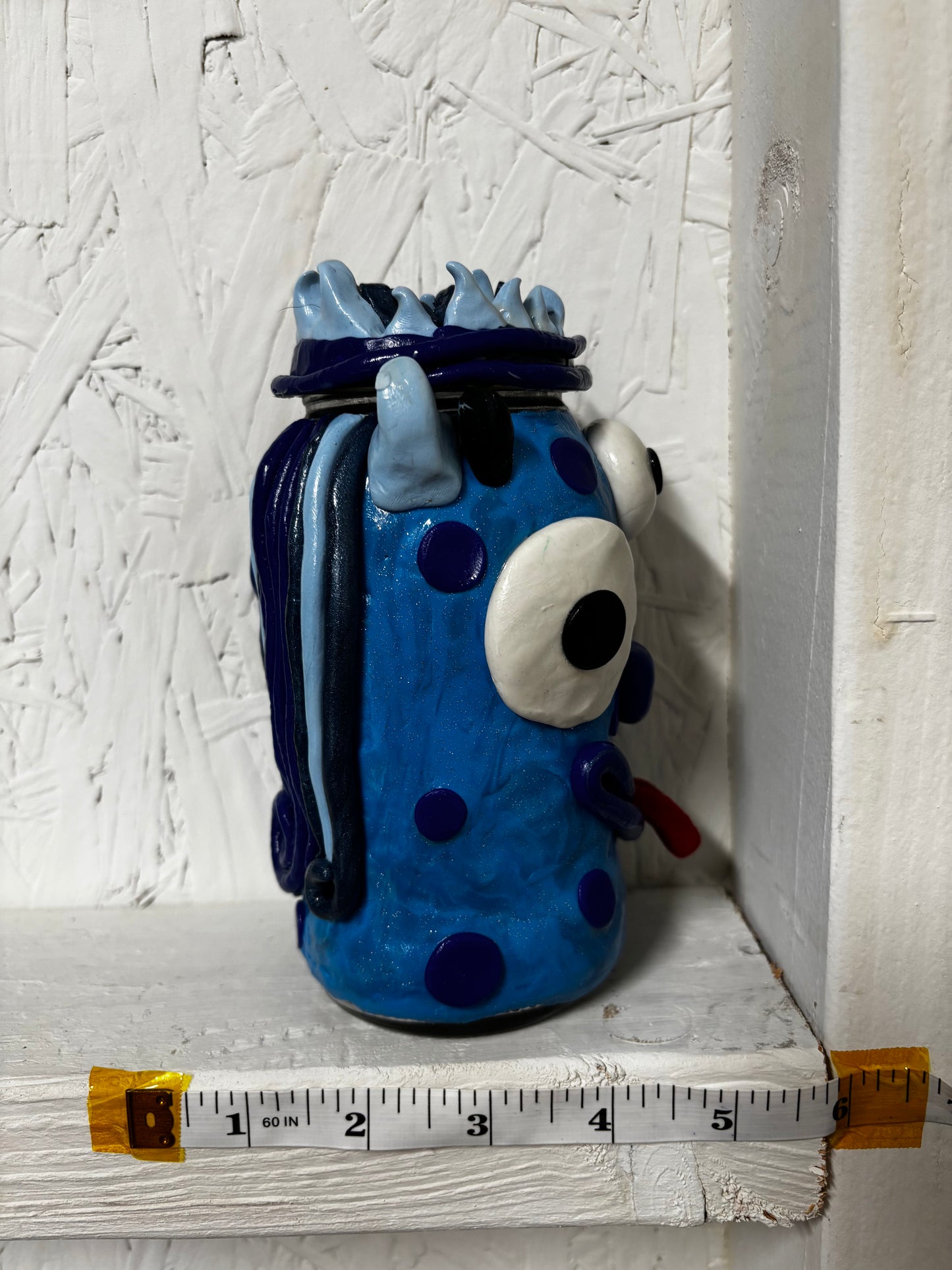 blue horned barley monster jar