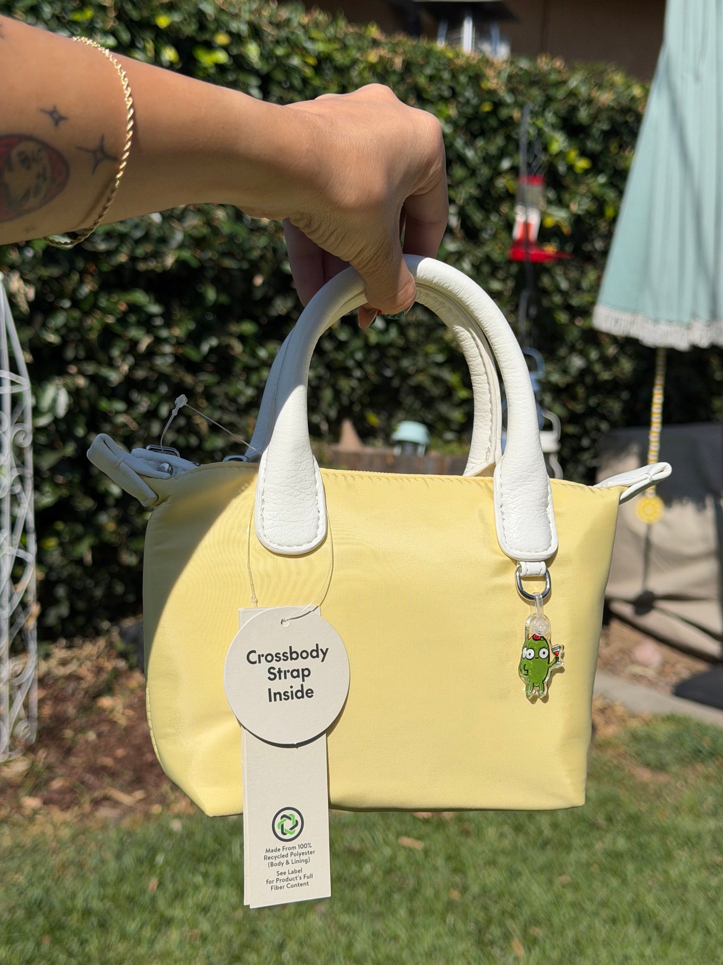 mini olive summer satchel 💛