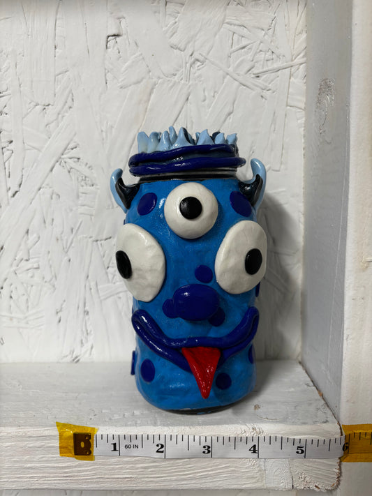 blue horned barley monster jar