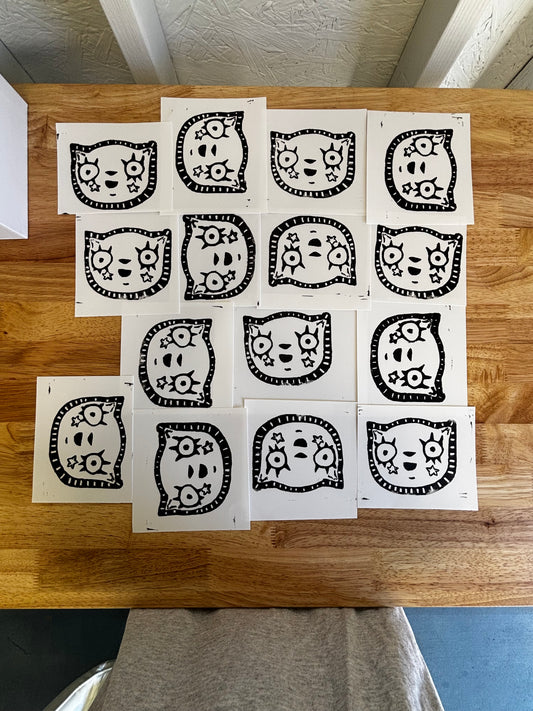 black star kitty print (limited edition)