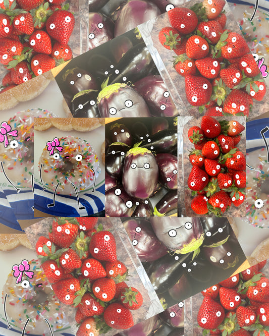 little bites sticker pack (3 pieces)