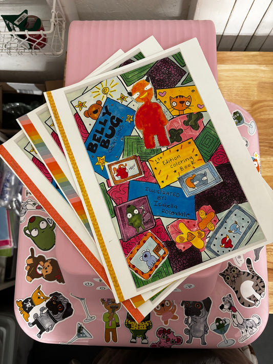 hand drawn iggyfied coloring book