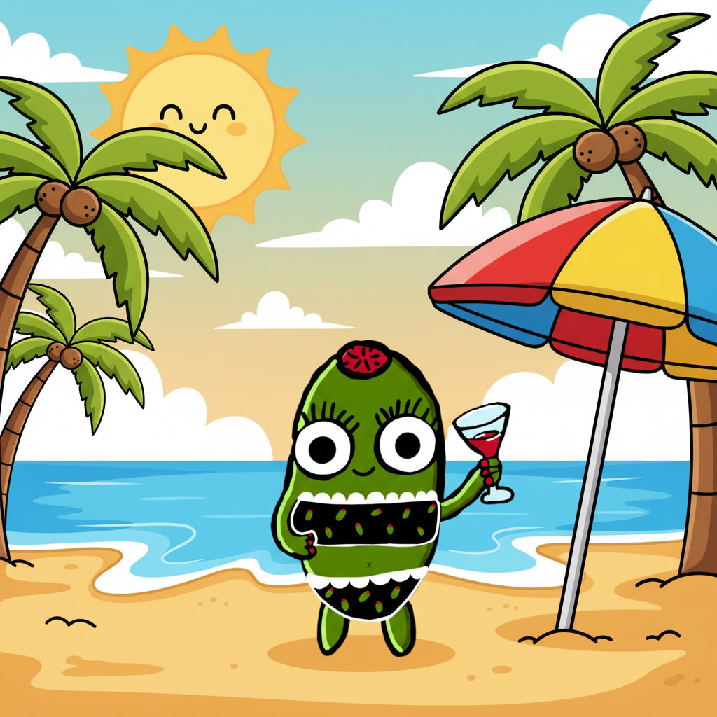 limited edition summer olive sticker