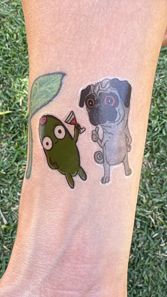 naked angus temporary tattoo 😛